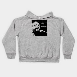 marvin gaye Kids Hoodie